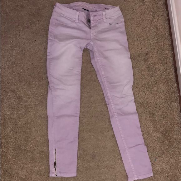 American eagle purple jeans Clearance